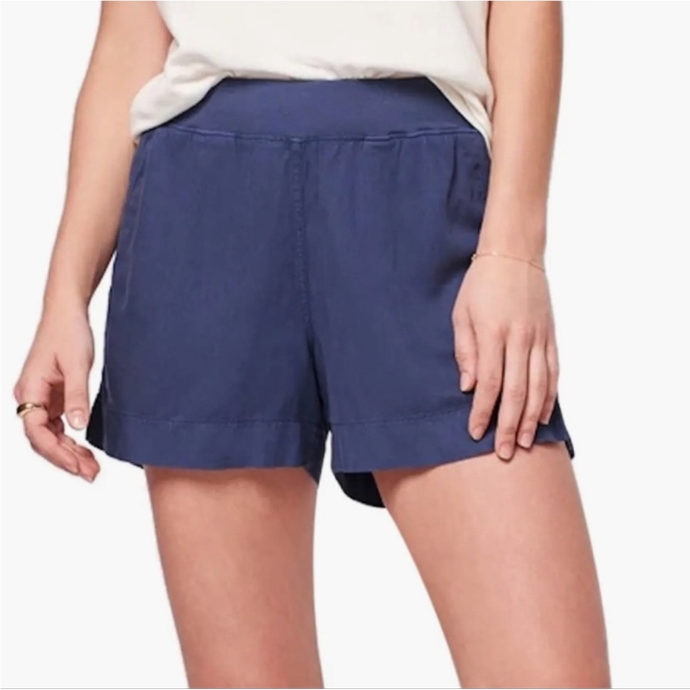 Faherty Navy Blue Arlie Day Shorts Size XS